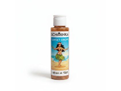 Schminka Třpytivý tělový olej na opalování s květy Tiaré 100 ml